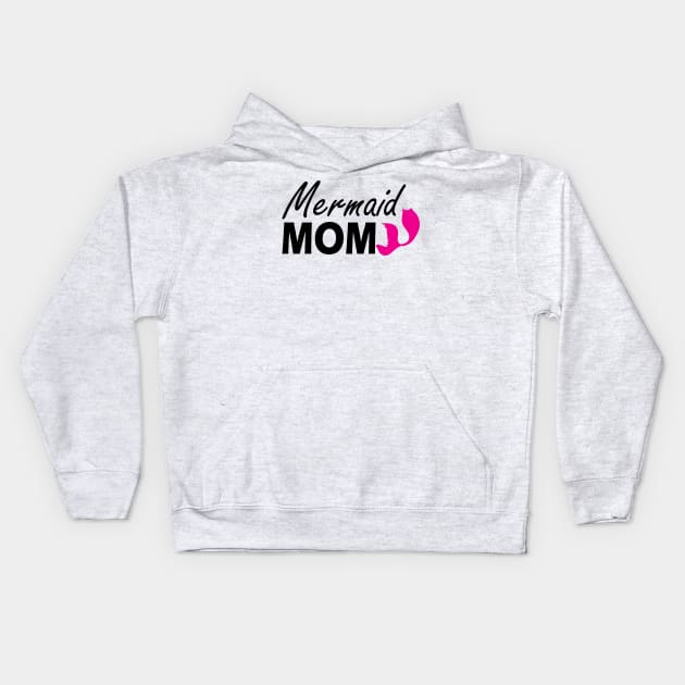 Mermaid Mom Kids Hoodie by KC Happy Shop